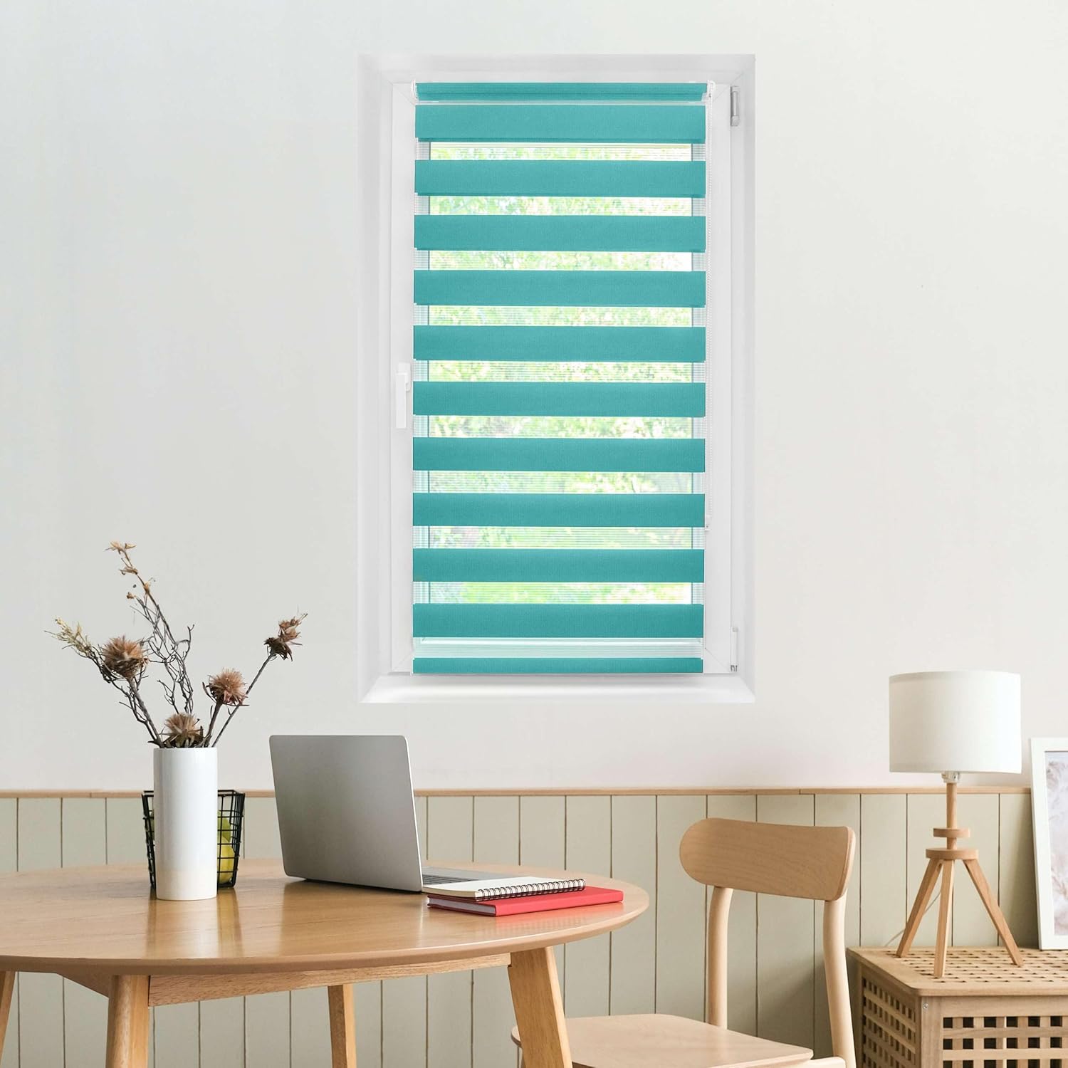 Doppelrollo nach Maß – Maßgefertigtes Tag und Nacht Duo Rollo für Sonnenschutz und Sichtschutz