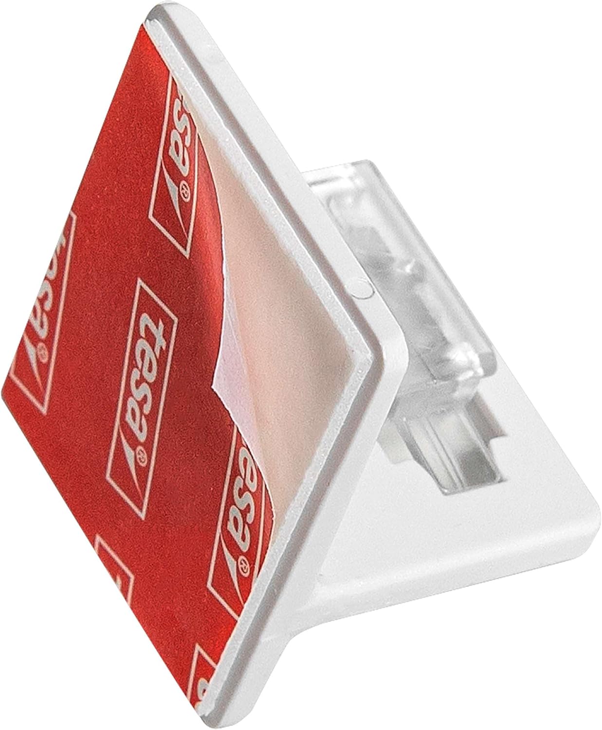 Plissee Klebeplatte ohne Bohren 4 Stück - Winkelige Plissee Halterung für jeden Fenstertyp