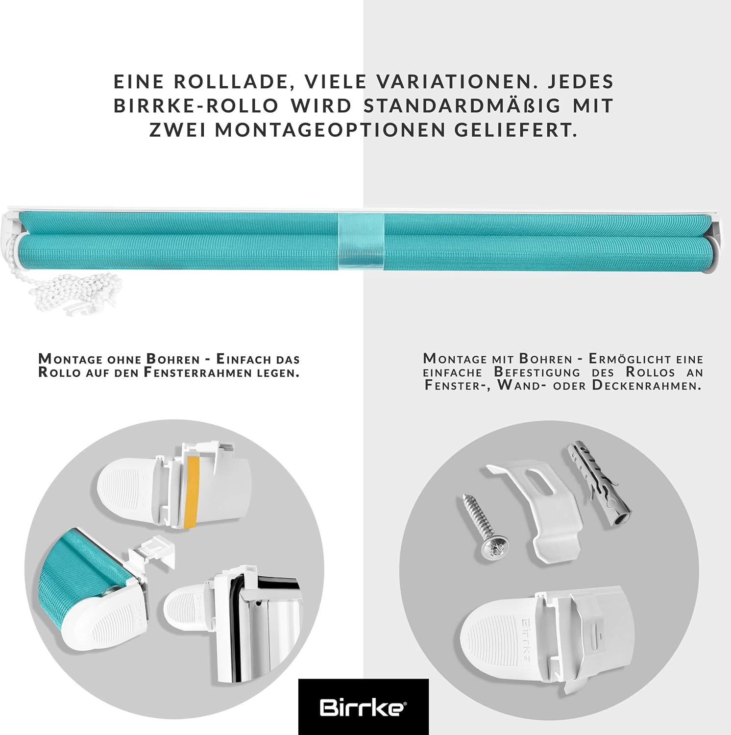Doppelrollo nach Maß – Maßgefertigtes Tag und Nacht Duo Rollo für Sonnenschutz und Sichtschutz
