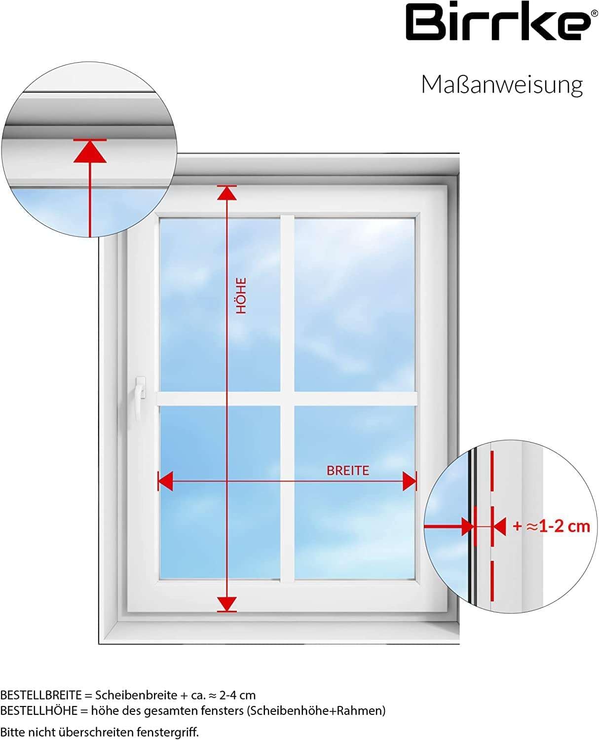Thermorollo nach Maß – Maßgefertigtes Verdunkelungsrollo – Ohne Bohren / Mit Bohren (2in1)
