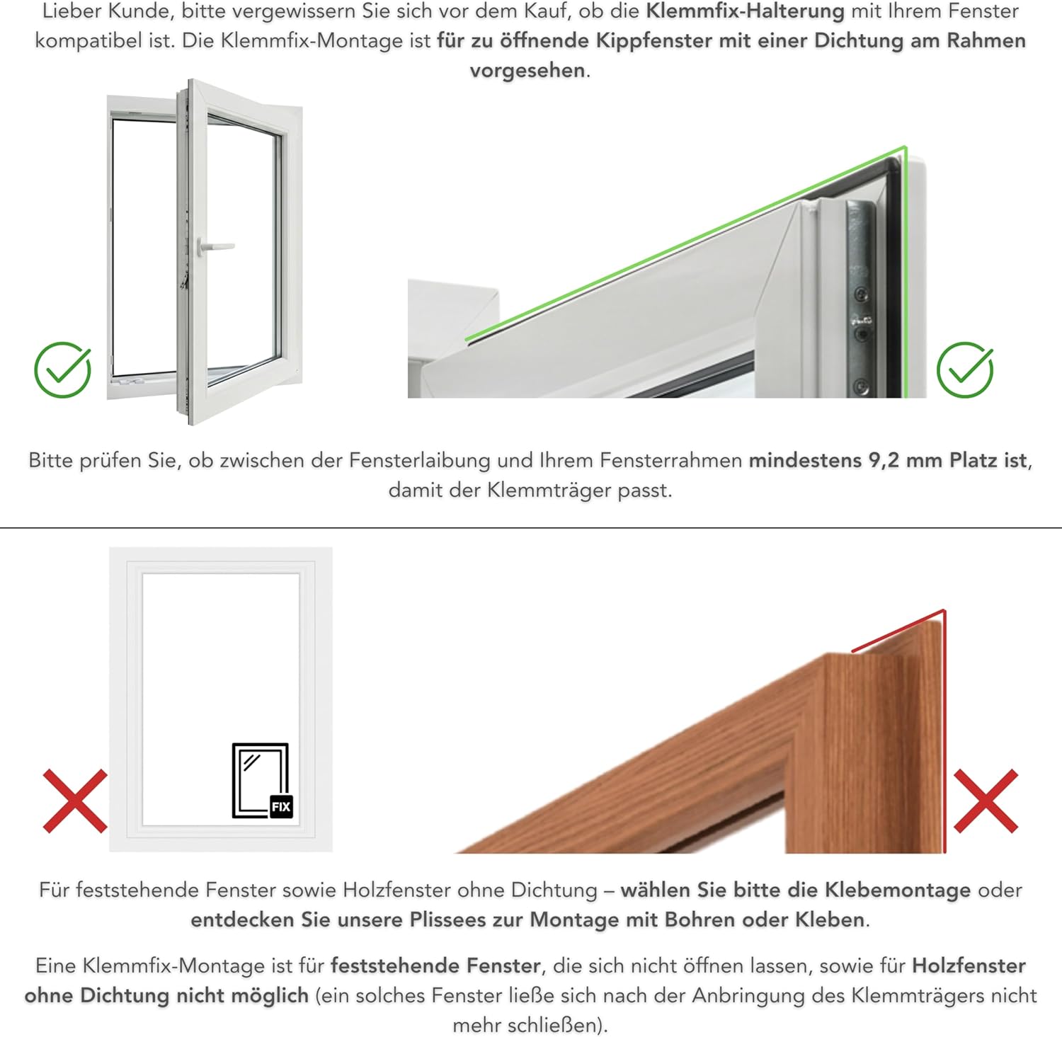 Birrke® Verdunkelungsplissee nach Maß ohne Bohren – Blackout